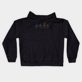 Love Sign ASL Kids Hoodie